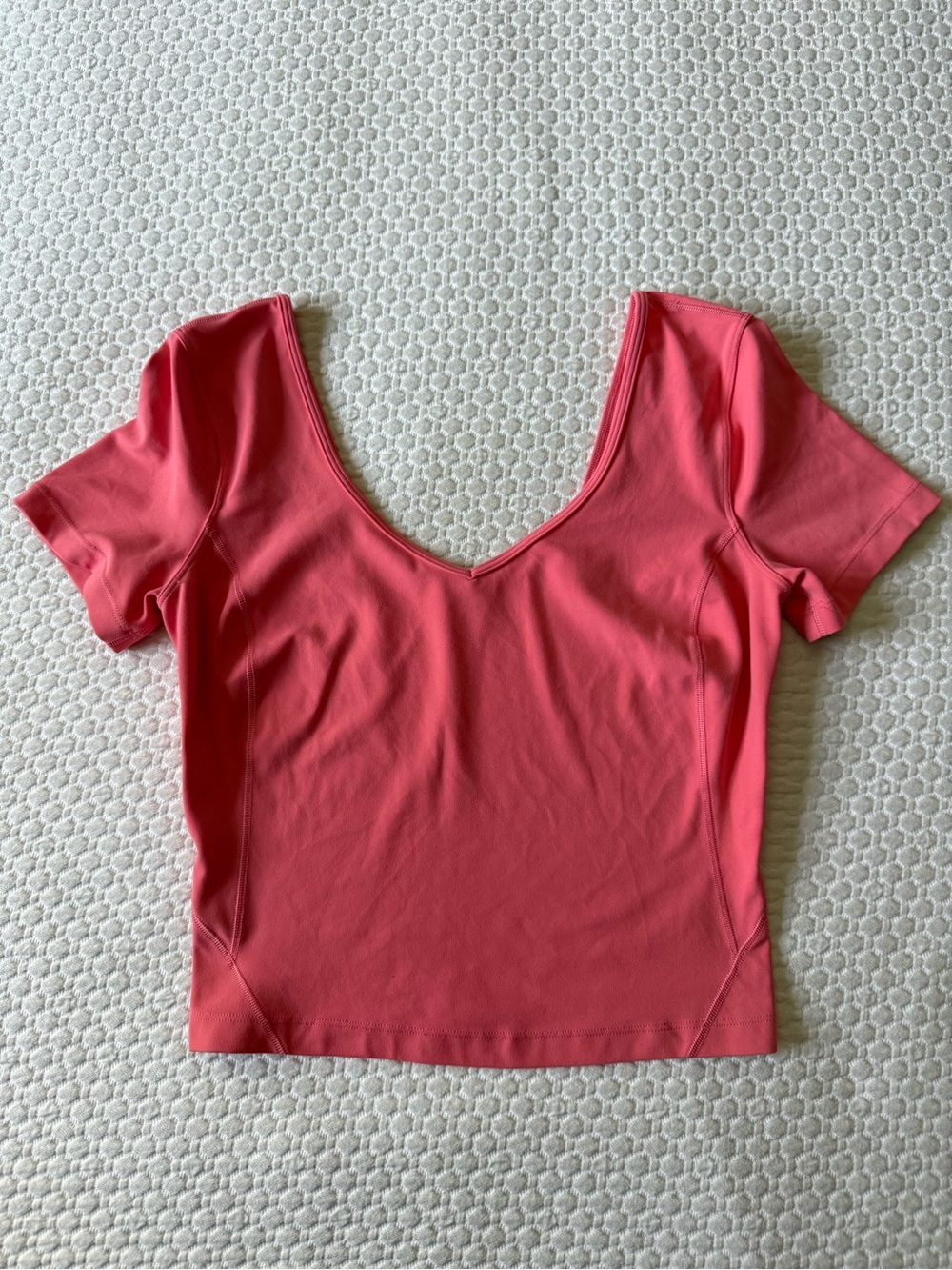 lululemon athletica Coral Scoop Crop Top